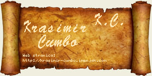 Krasimir Cumbo vizit kartica